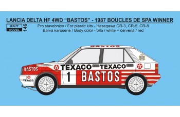 Transkit – Lancia Delta HF 4WD „Bastos“ - 1987 Boucles de Spa winner 1/24